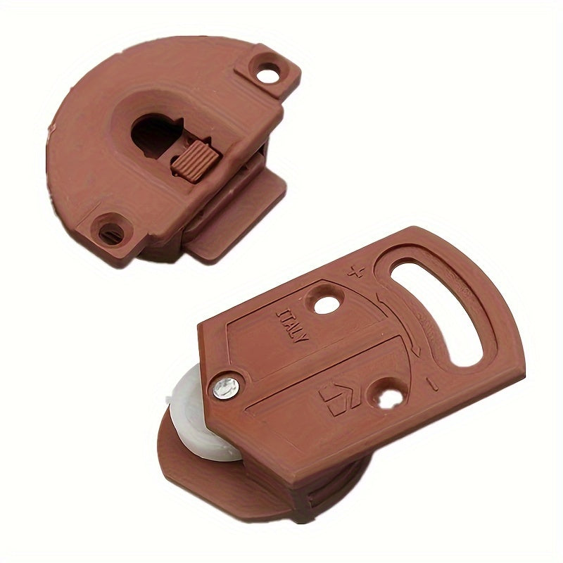 Antik shkaf eshigi pully mebel slayd mexanizmi g'ildirak slayd roliki yuqorida kichik qizil plastik marvarid