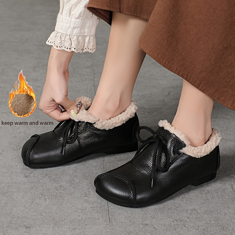 Women's Soft Sole Slip-On Slippers Anti-Slip Casual Warm Boots