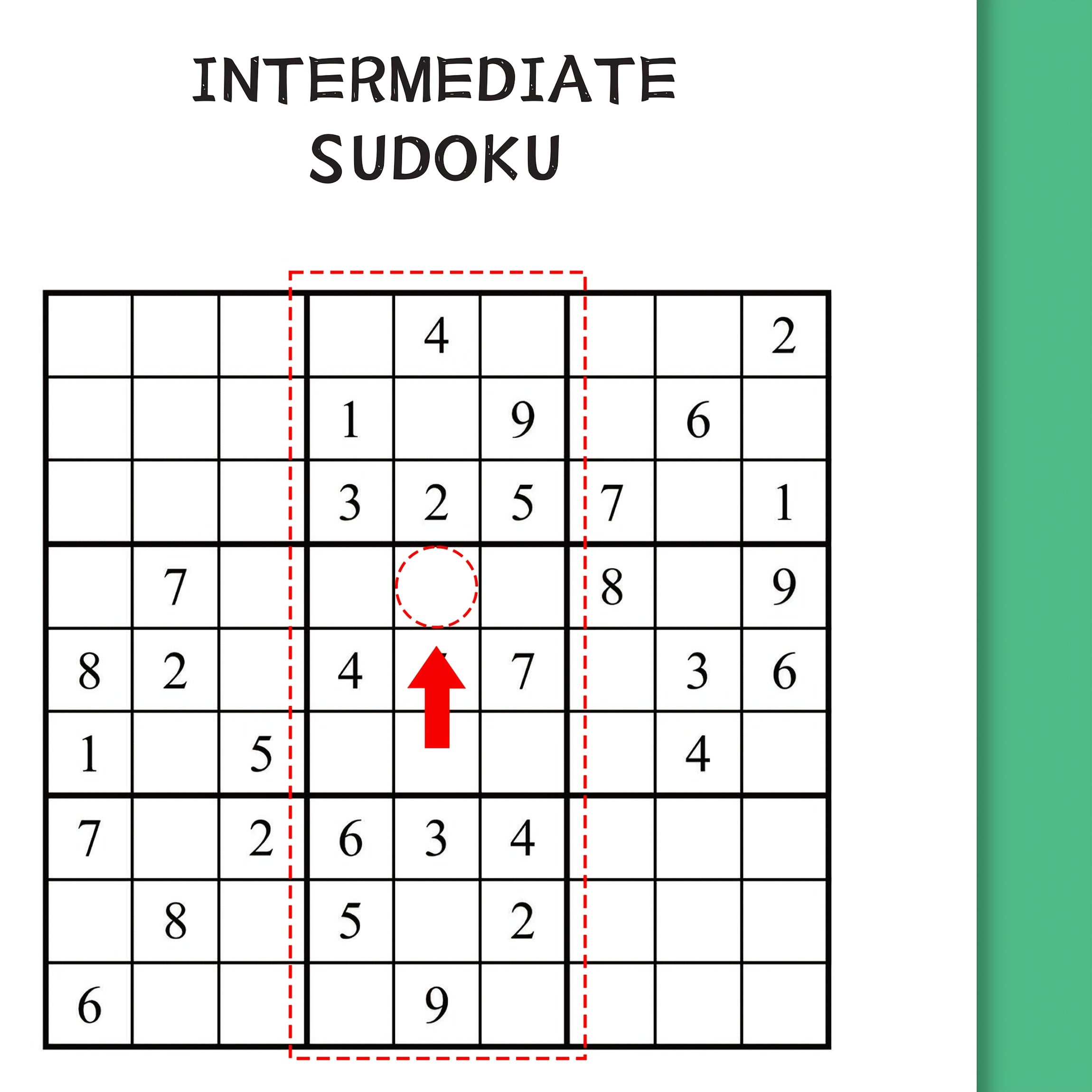 Sudoku Puzzle Book for Kids Ages 6-9 Intermediate Brain Teasers English 2024 Edition