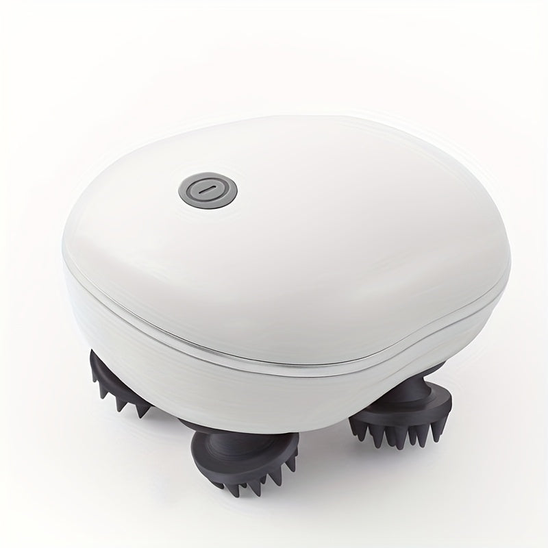 Electric Scalp Massager Rechargeable Lithium Battery Multiple Vibration Modes Waterproof Head Scraper