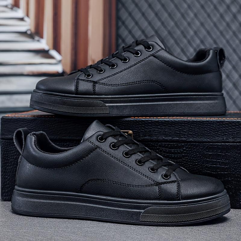 Zapatillas de cordones antideslizantes para hombre para senderismo al aire libre, casual, para todas las estaciones