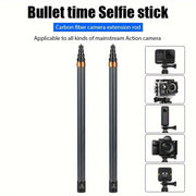 290cm Carbon Fiber Selfie Stick for Insta360 X3 One X2 One RS