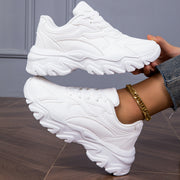 Women's Casual Mesh Sneakers Lace-Up Low Top All-Season EVA Sole