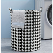 Cesto de ropa plegable con asas, organizador de almacenamiento, diseño de patrón aleatorio