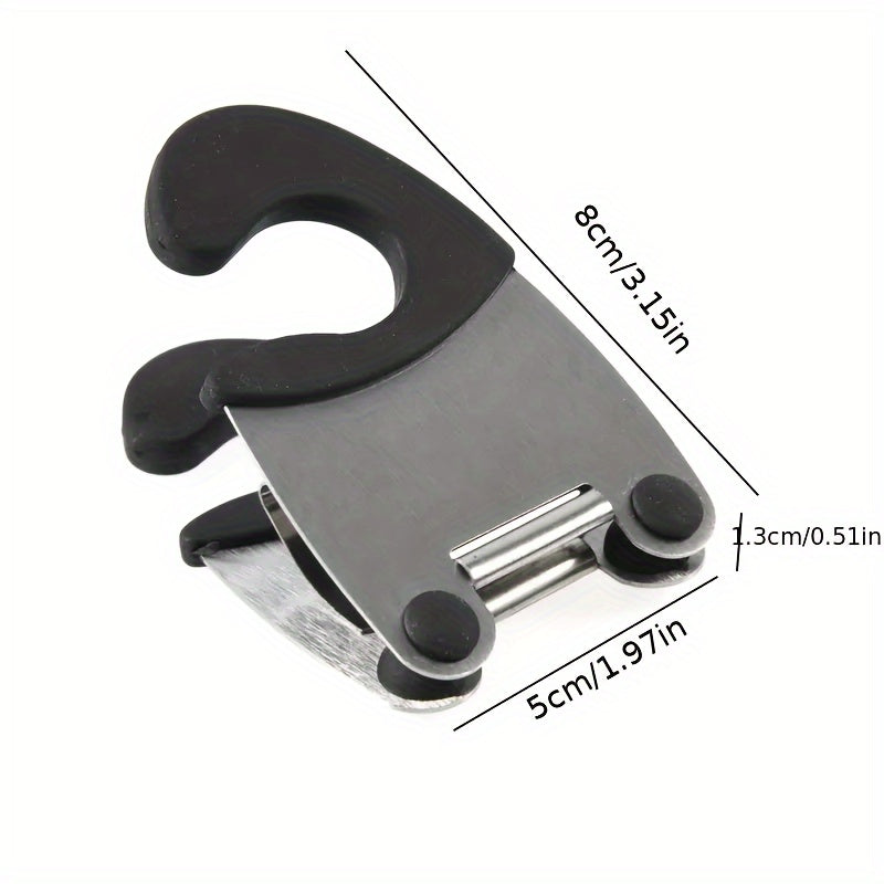 Stainless Steel Pot Side Clip Non-Slip Kitchen Tool for Flipping Pans