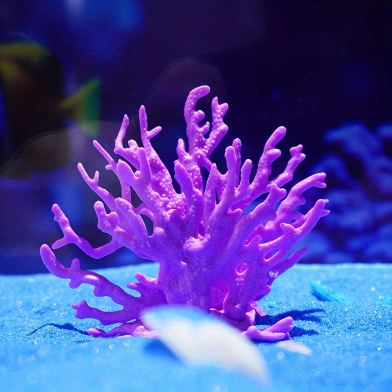 Lifelike PVC Coral Reef Aquarium Decor for Fish Tanks Saltwater and Freshwater Landscaping