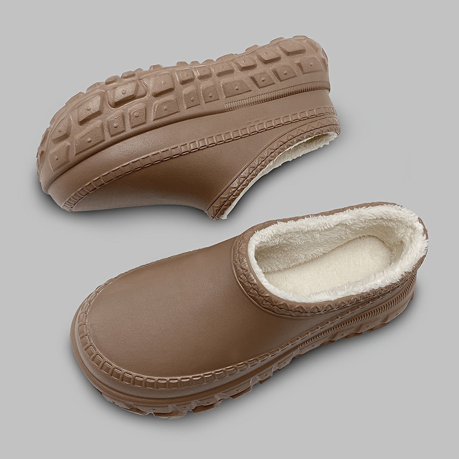 Unisex Winter Slip-On Slippers Waterproof Indoor Outdoor EVA Casual