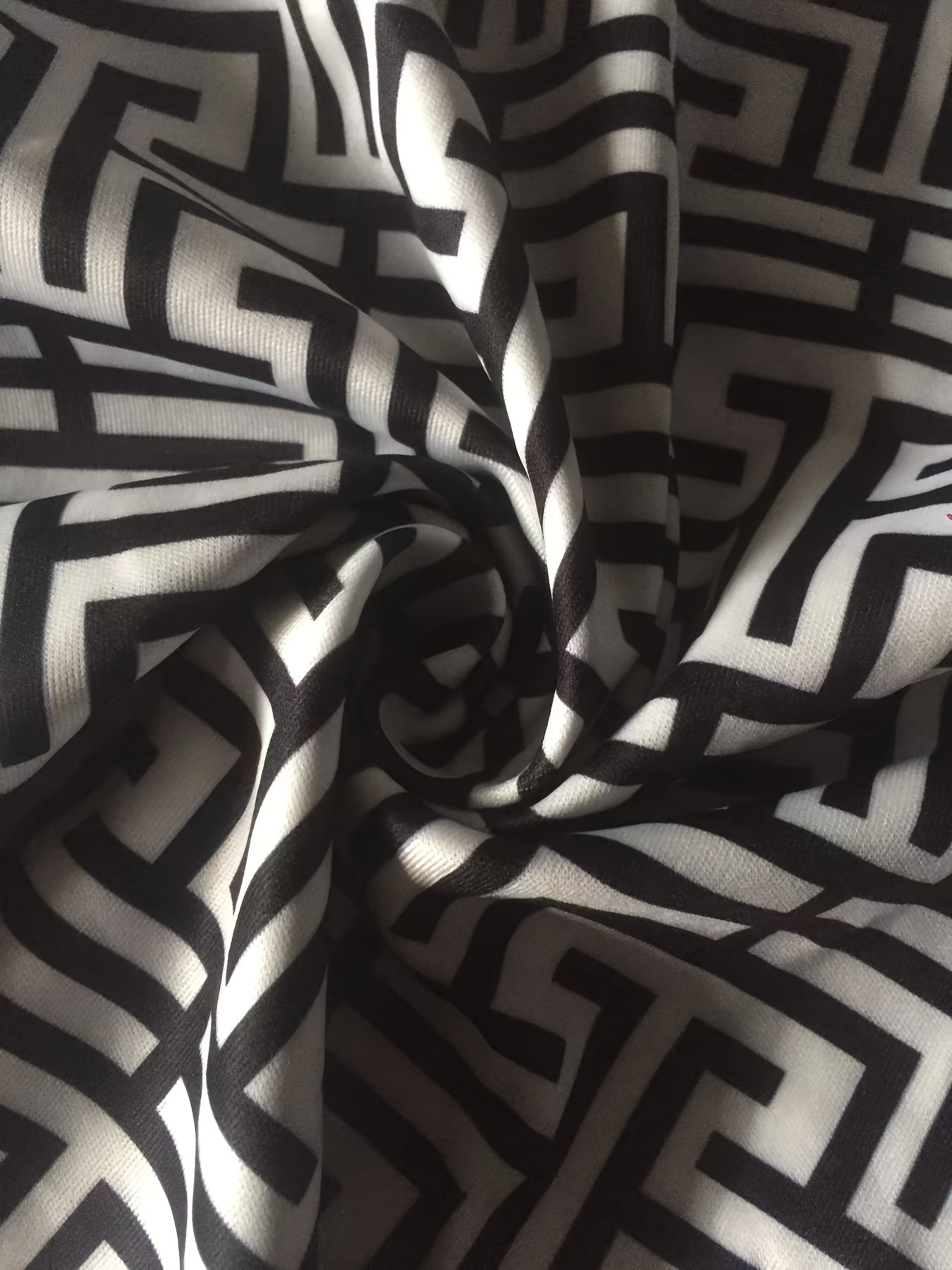 Women's Plus Size Geometric Print Wide Leg Jumpsuit Medium Stretch