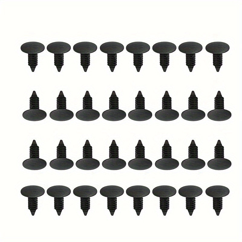 190 Pcs Auto Fastener Clips ABS Plastic Rivet Set for Car Bumpers and Mud Flaps