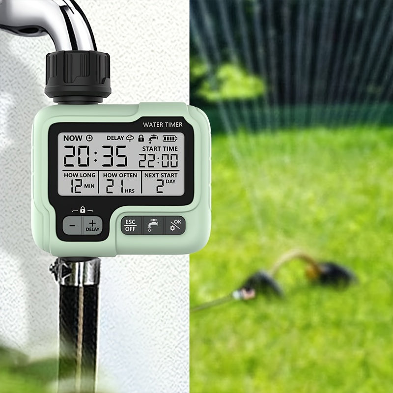 1 шт. Умный таймер для полива для сада, автоматический полив на открытом воздухе, автоматическое поливочное оборудование Huating, 12,6*9,78*8,28 см