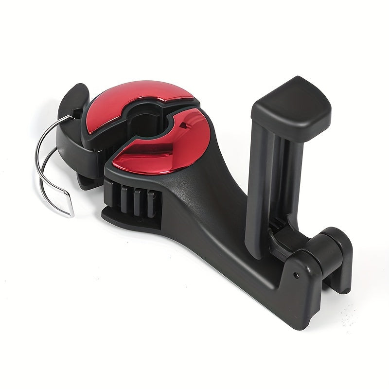 Rear Seat Phone Holder Car Headrest Hook Multifunctional 360° Rotation
