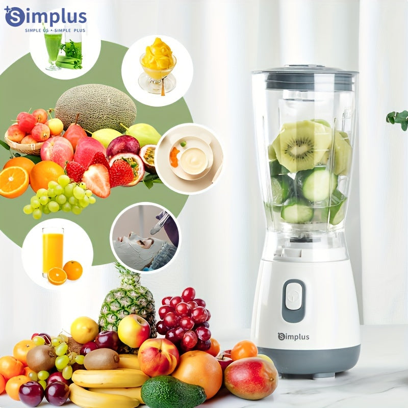 Licuadora de alta velocidad de 250W con capacidad de 600ml, material ABS duradero, fácil de limpiar