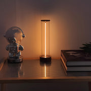 Rechargeable Touch-Control Bedside Lamp with Dimmable Levels and USB Power
