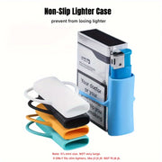 Unisex Silicone Lighter Sheath Non-Slip Crush-Proof Portable Cover