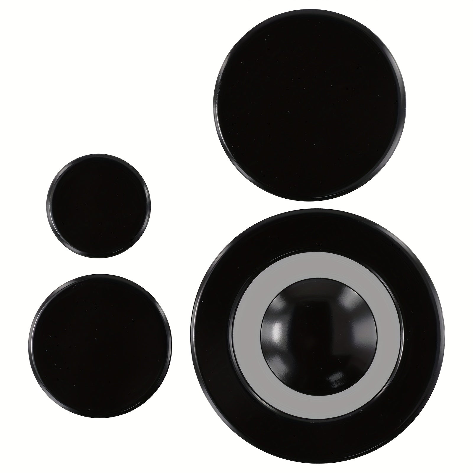 4 piezas de quemadores de gas de hierro negro para cocinas SABAF