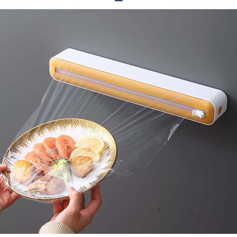 Yangi saqlash filmini kesish uchun qopqoq, sozlanadigan uy bo'linmasi, ijodiy saqlash kesish qutisi - Oshxona jihozlari asbobi