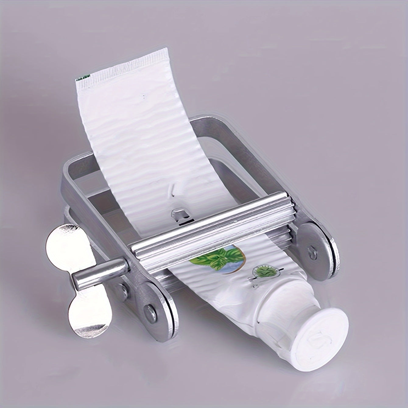 Aluminum Toothpaste Dispenser Manual Squeeze Tube Holder for Home Salon