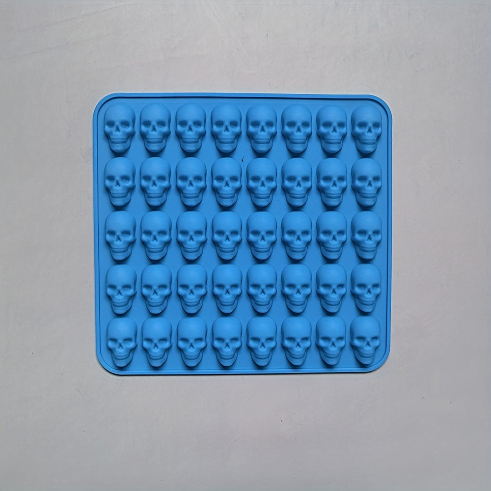 Silicone Skull Mold 40 Cavities for Baking Candy Chocolate Cookies Ice