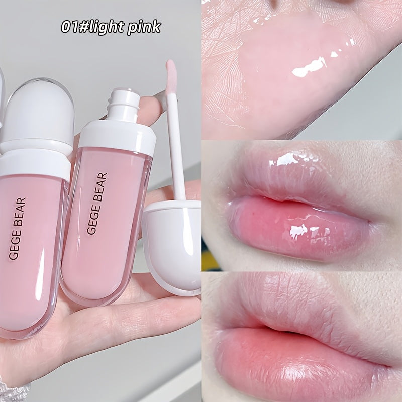 Hydrating Clear Lip Gloss Nourishing Moisturizing Mirror-Glass Finish