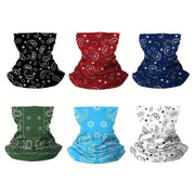 Breathable Quick-Drying Viscose Face Mask Sun Protection for Outdoor Sports