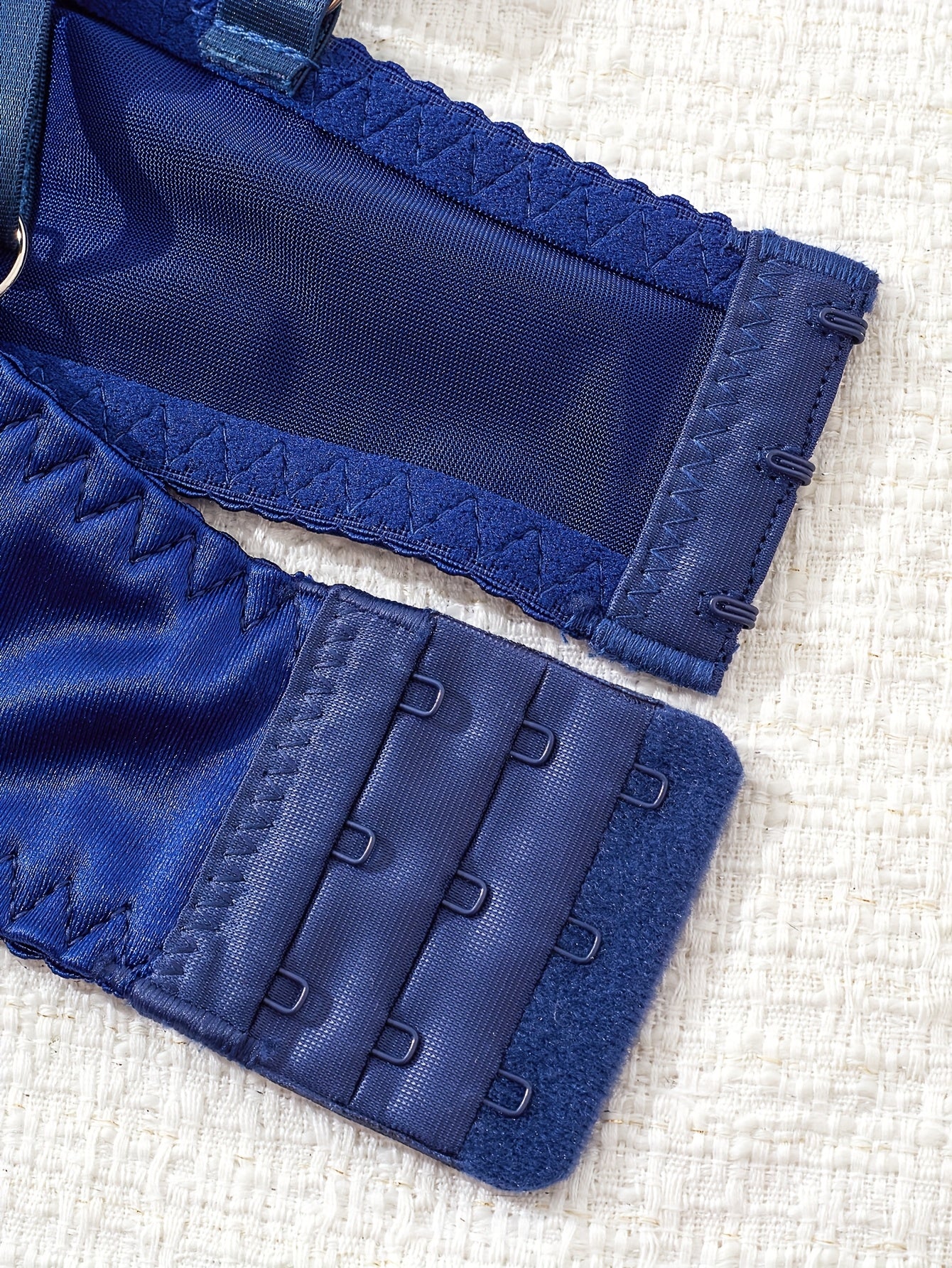 Plus Size Sheer Bralette Polyester Knit Strapless Adjustable Lingerie