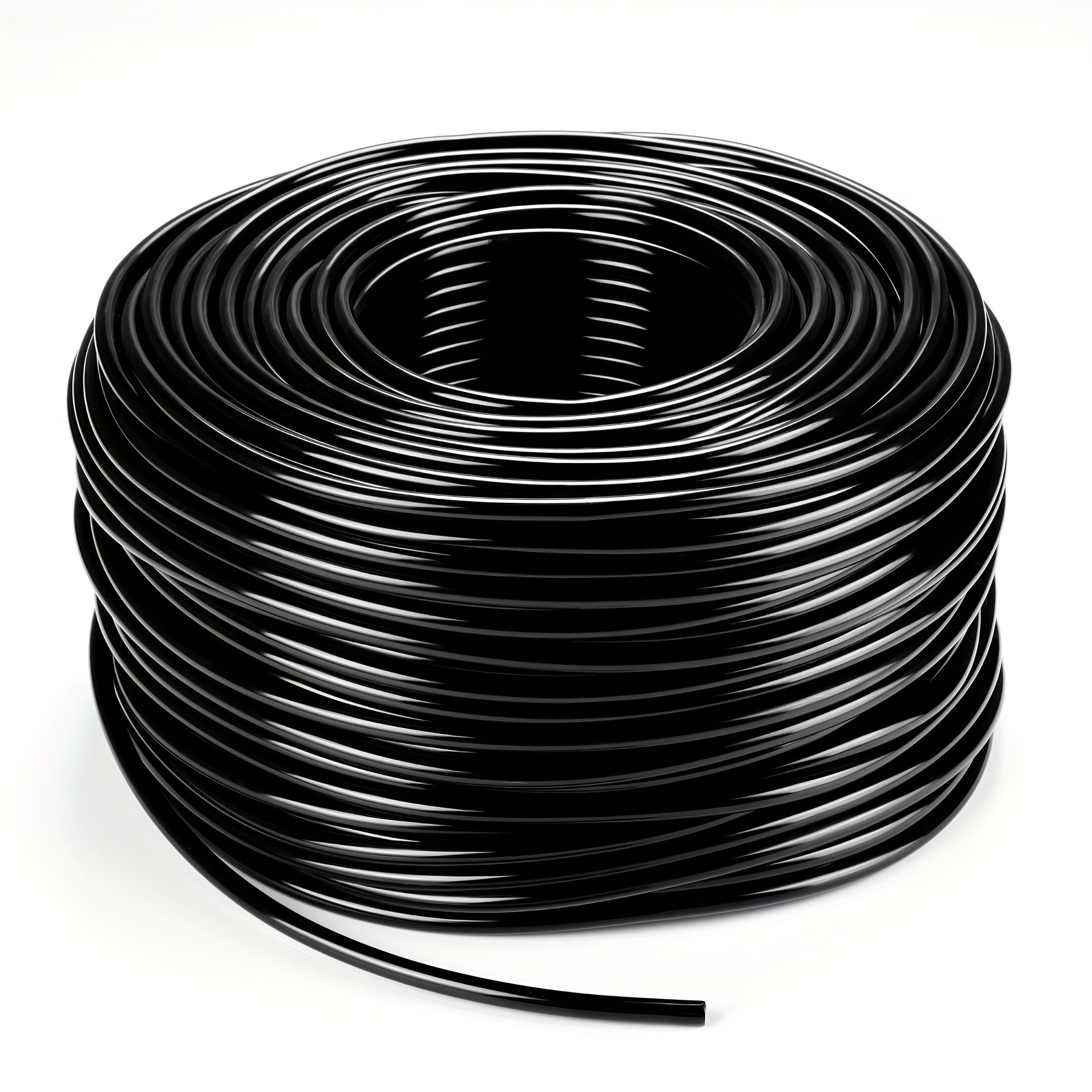 200ft Vinyl Drip Irrigation Garden Hose 1/4 Inch for Lawn and Outdoor Watering