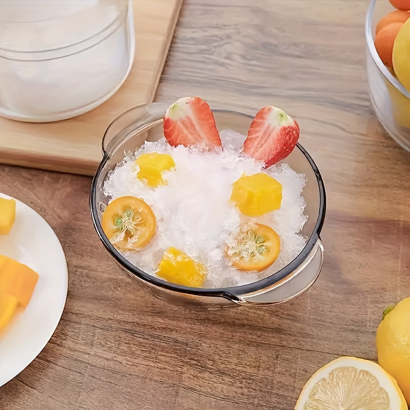 Qoʻlda ishlaydigan ABS plastmassadan tayyorlangan muz maydalagich, muzli shirinliklar uchun