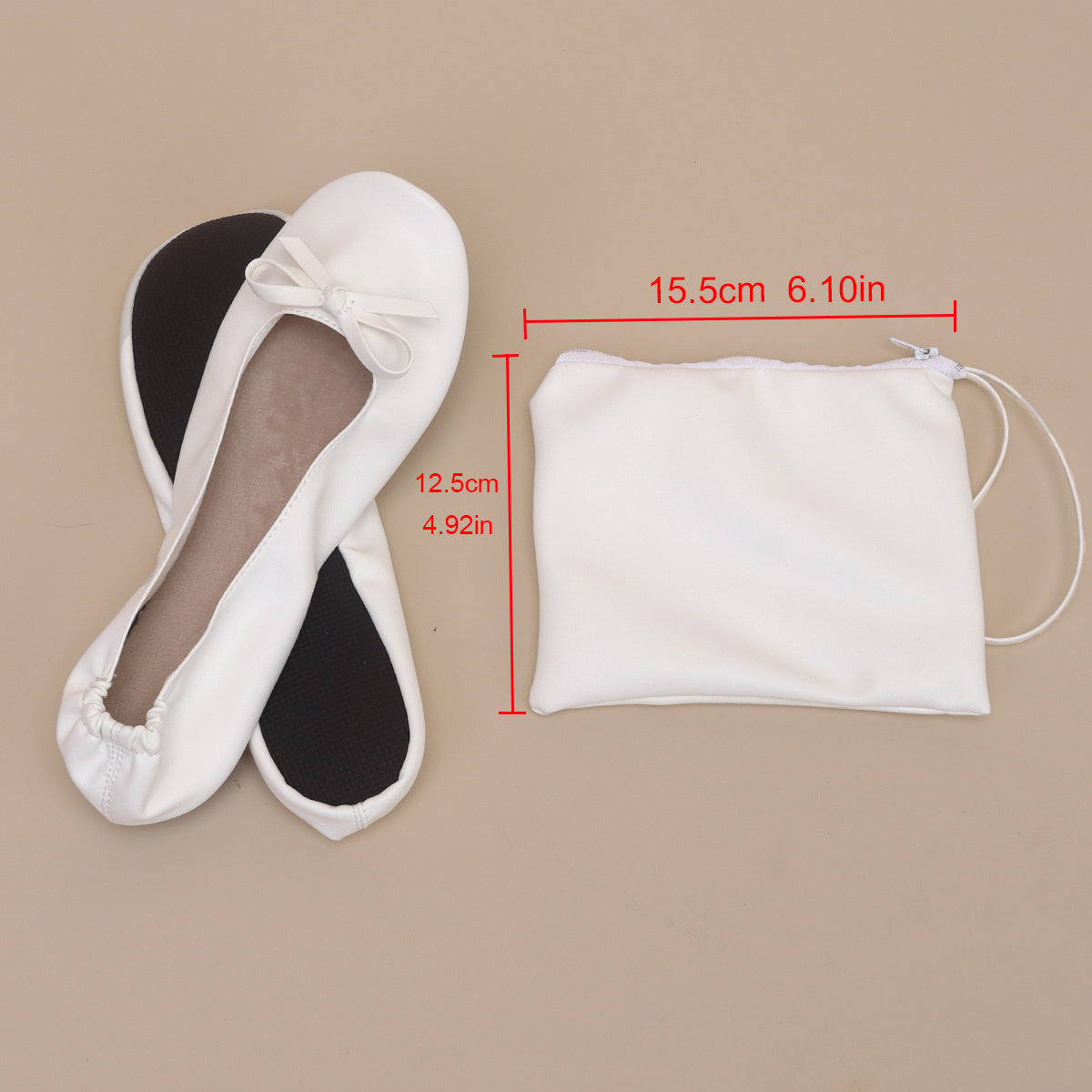 Ayollar uchun yumshoq rang-barang slip-on balet tuflisi, 35-43 o'lchamlar, saqlash sumkasi bilan