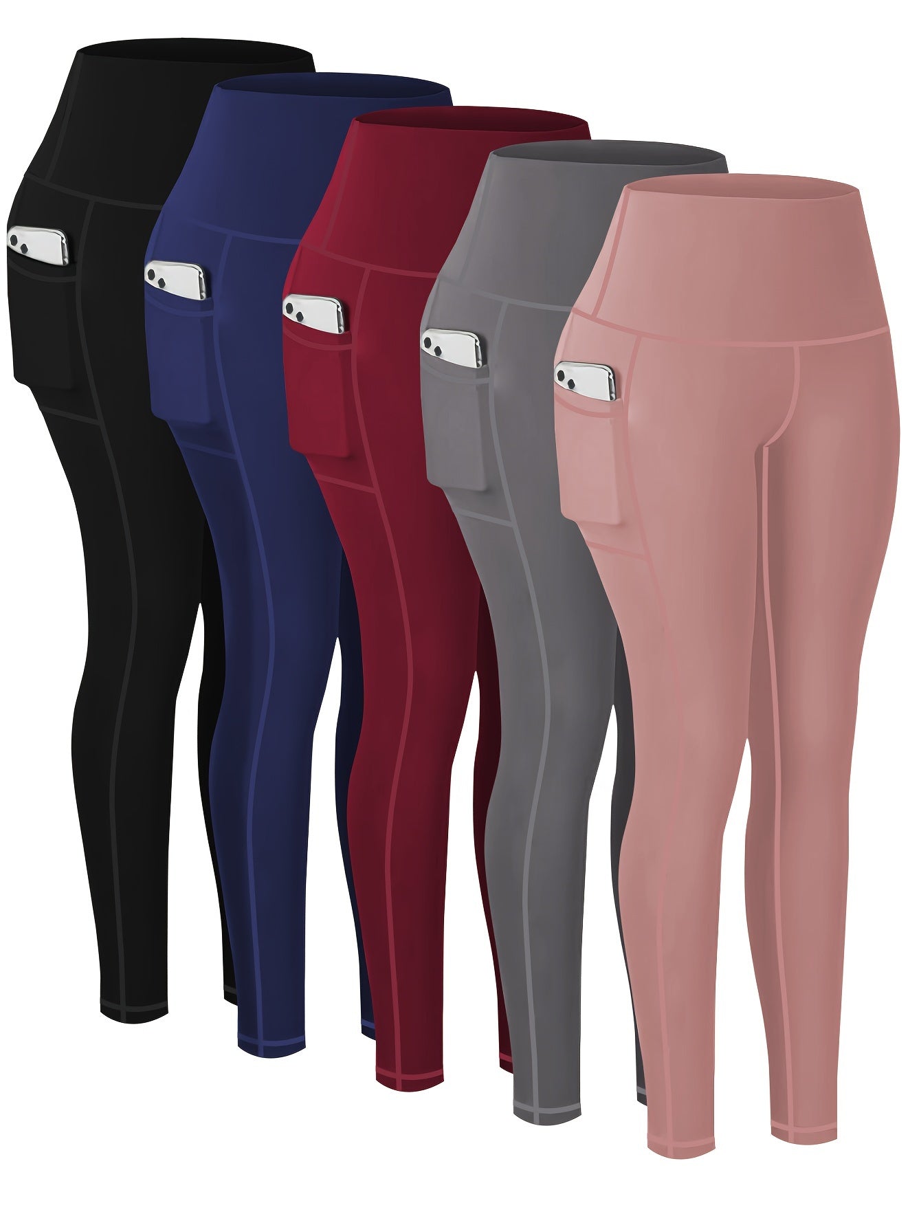 Ayollar uchun sport yoga shimlari yuqori belli kompressiya taytki tez quriydigan