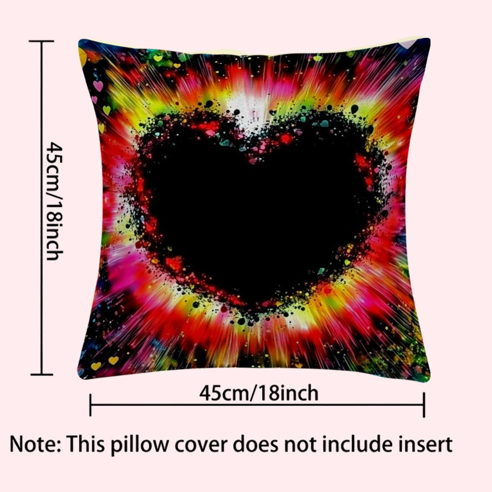 Valentine's Day Heart Square Cushion Cover 45.72cm Home Decor Living Room Bedroom
