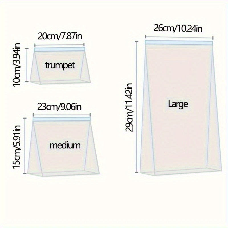 PE materialidan tayyorlangan vakuum yopishqoq paketlar, oziq-ovqatni saqlash uchun ideal. O'z-o'zini yopadigan, shaffof dizayn, oshxona tartibini samarali qilish uchun. Kolbasa, sabzavotlar va boshqalar uchun mos.