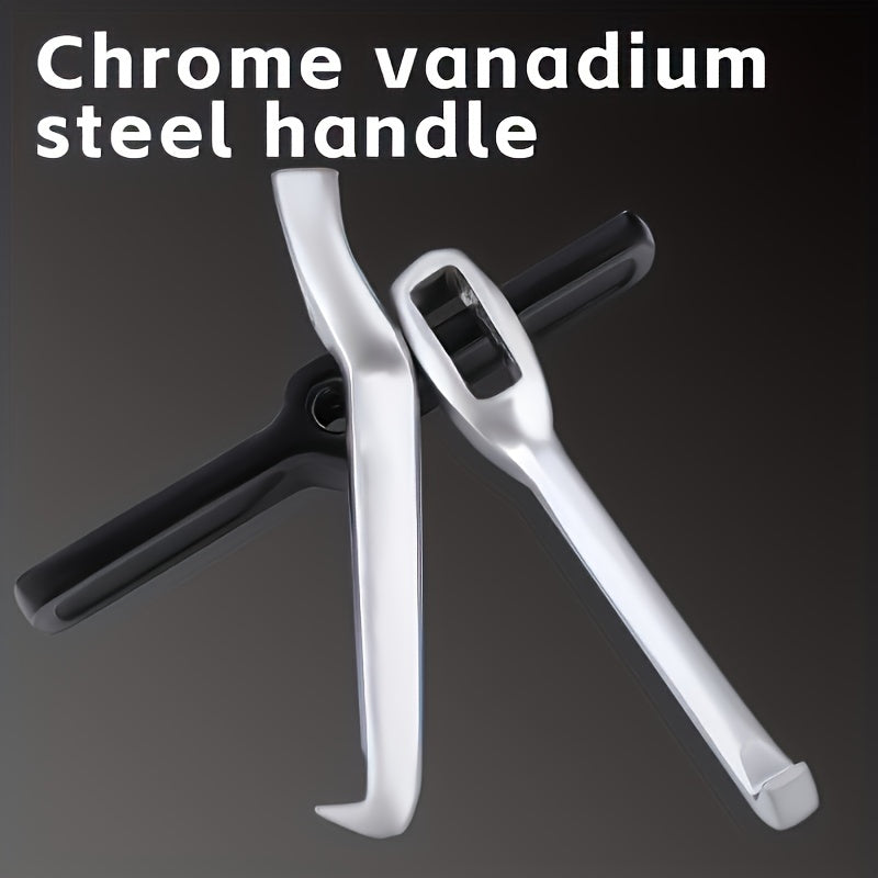 2-Jaw and 3-Jaw Gear Puller Set Adjustable Bearing Removal Chrome Vanadium Steel