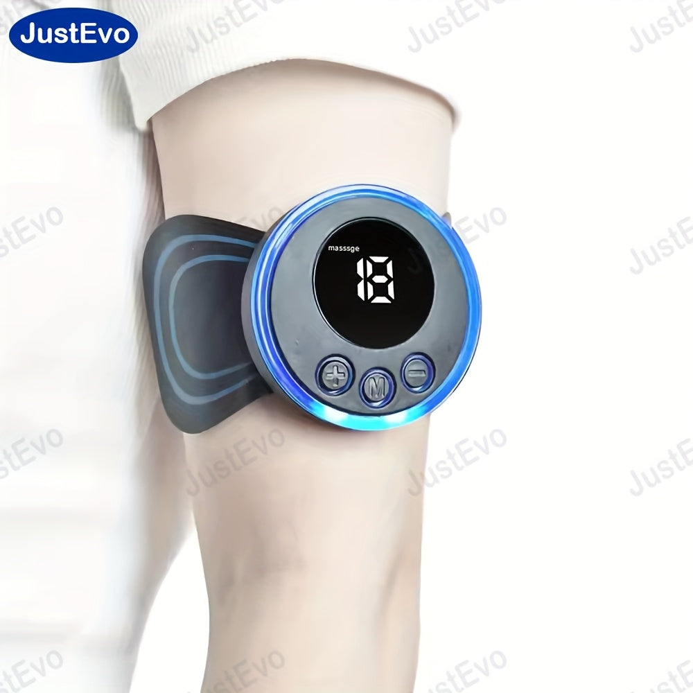 JustEvo EMS Mini bo'yin massajeri, Mini massaj yamoqi va ko'chma mini massajer - bir nechta sozlamalar bilan sozlanadigan, uyda va sayohatda dam olish uchun mukammal.