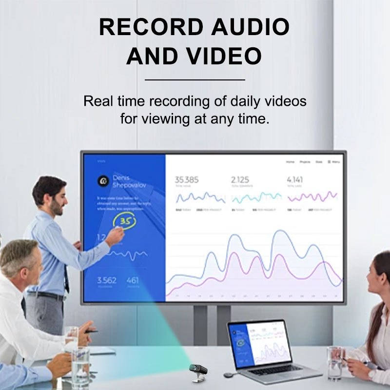 Мини WiFi внутренняя камера видеонаблюдения с ночным видением, обнаружением движения, совместимостью со смартфоном, питание от USB