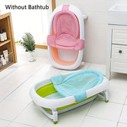 Сиденье для поддержки в ванной для детей с нескользящей сеткой - доступно из полиэстера в розовом или синем варианте для детей