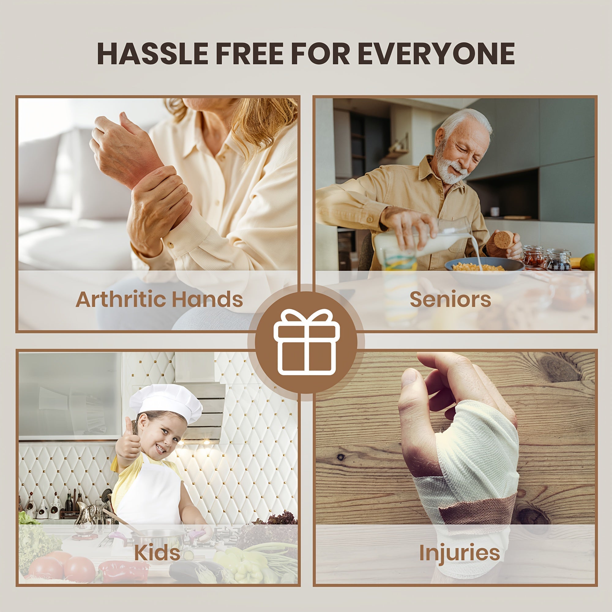 Mini Electric Can Opener USB Rechargeable One-Touch Automatic Safe for Seniors