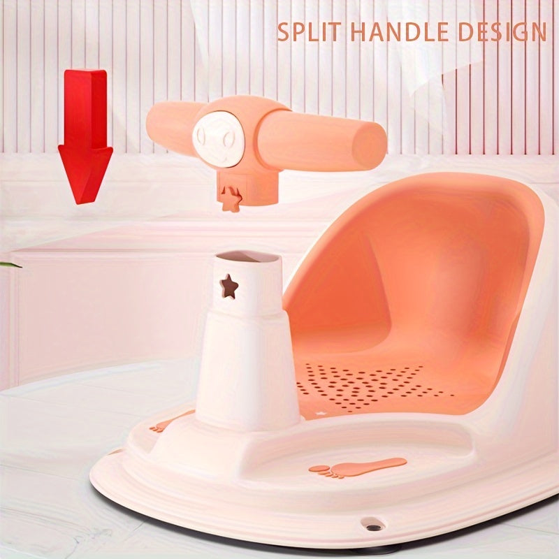 Silla de ducha con altura ajustable y patas antideslizantes para personas mayores y discapacitadas