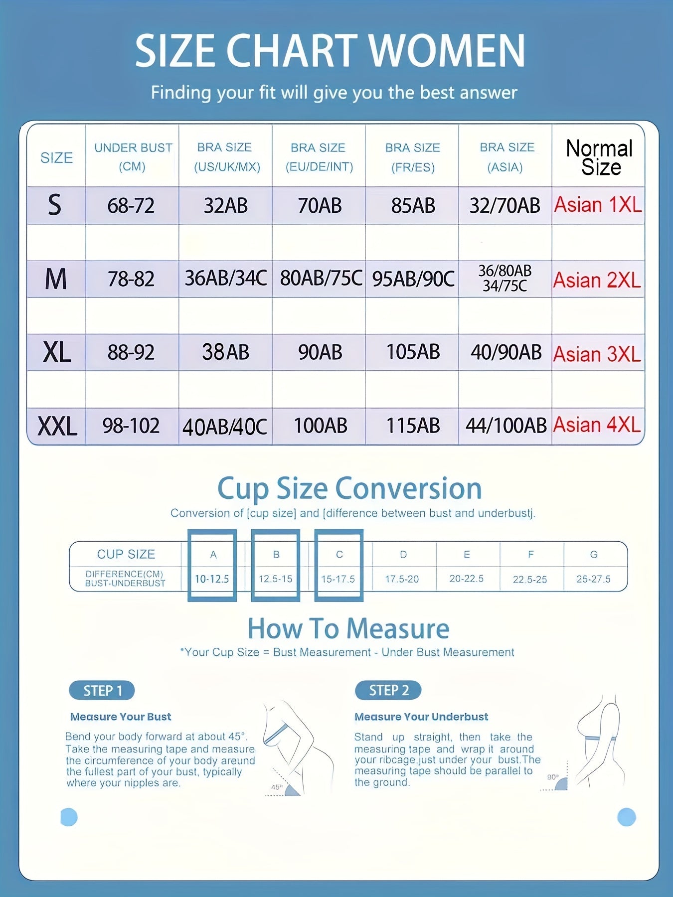 Women’s Plus Size Seamless Wireless Sports Bra for Running and Swimming