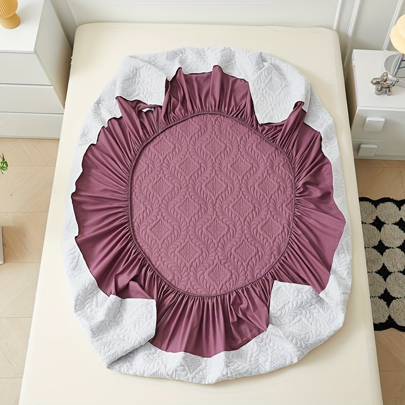 Suv o'tkazmaydigan, o'rnatiladigan matras qopqog'i, dog'ga chidamli, yumshoq yostiq uchun, yotoqxona uchun