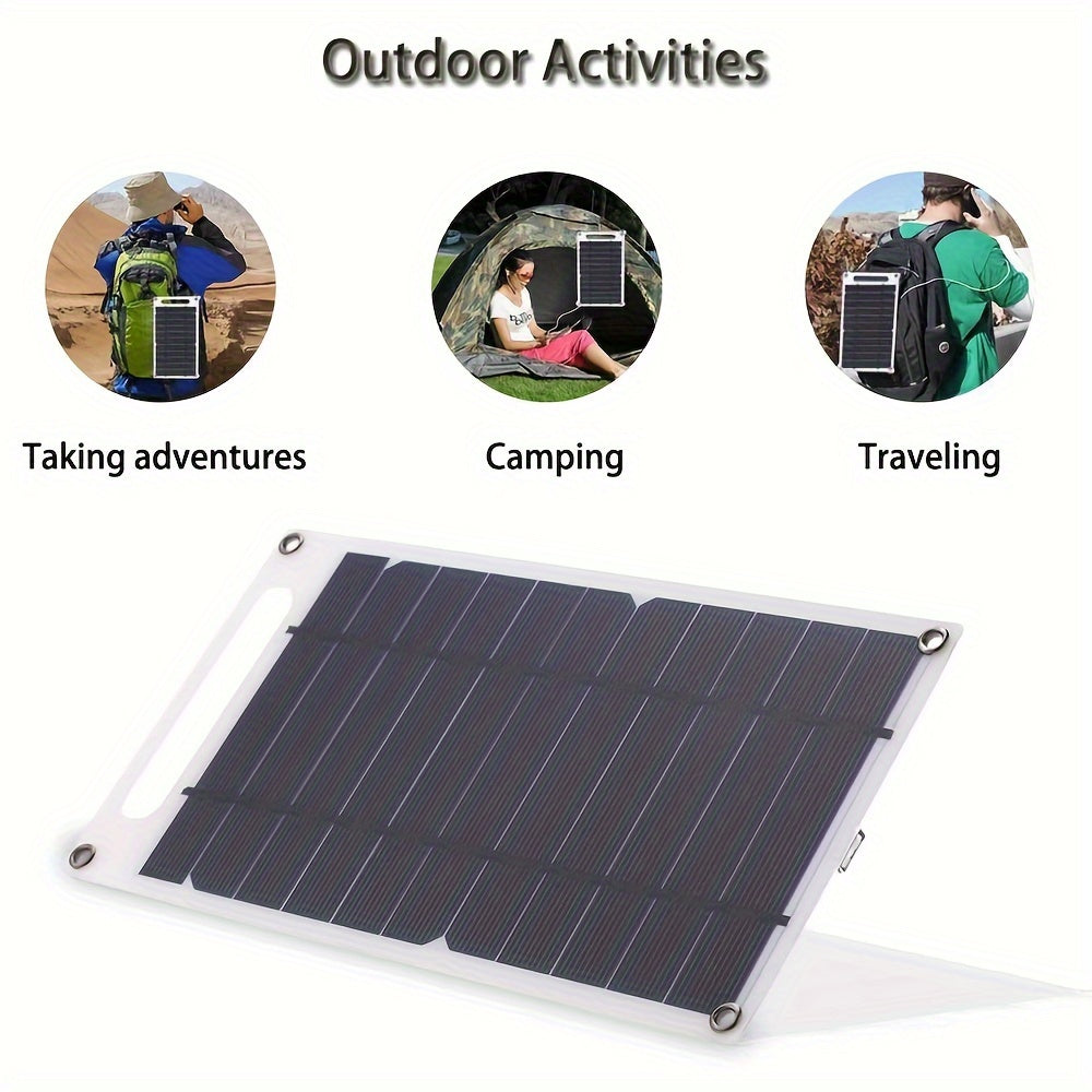 Portable 20W Solar Panel with USB Flexible Outdoor Camping Battery Charger