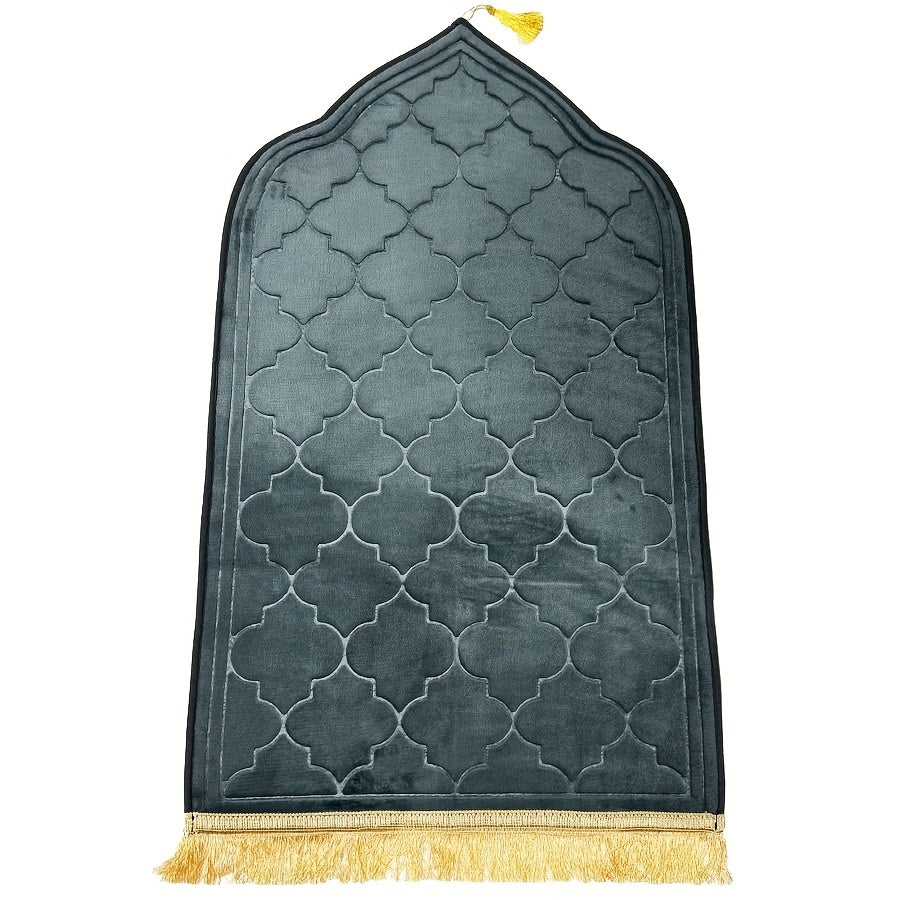 Outdoor Prayer Mat with Tassel Design Non-Slip Durable and Comfortable for Home and Garden