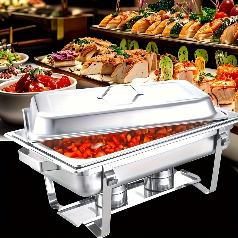 Stainless Steel Buffet Warmer Set for Restaurants and Entertaining