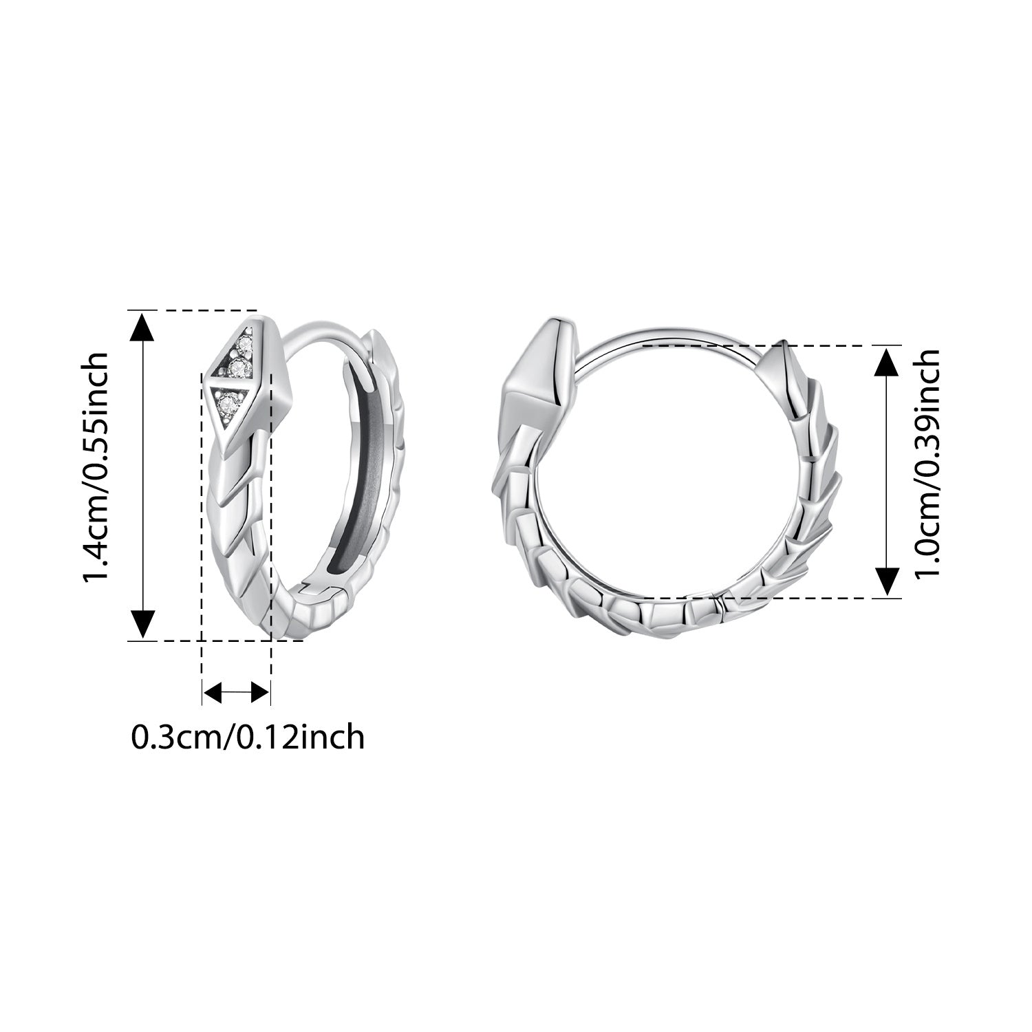 Ushbu ilon halqa marjonlari vintage G'arb uslubida, 925 sterling kumushdan tayyorlangan va kubik zirkon inlay bilan bezatilgan. 3.1g yengil dizayni bilan, ular har kuni kiyish va bayram tadbirlari uchun ideal. Allergiya uchun qulay va ...