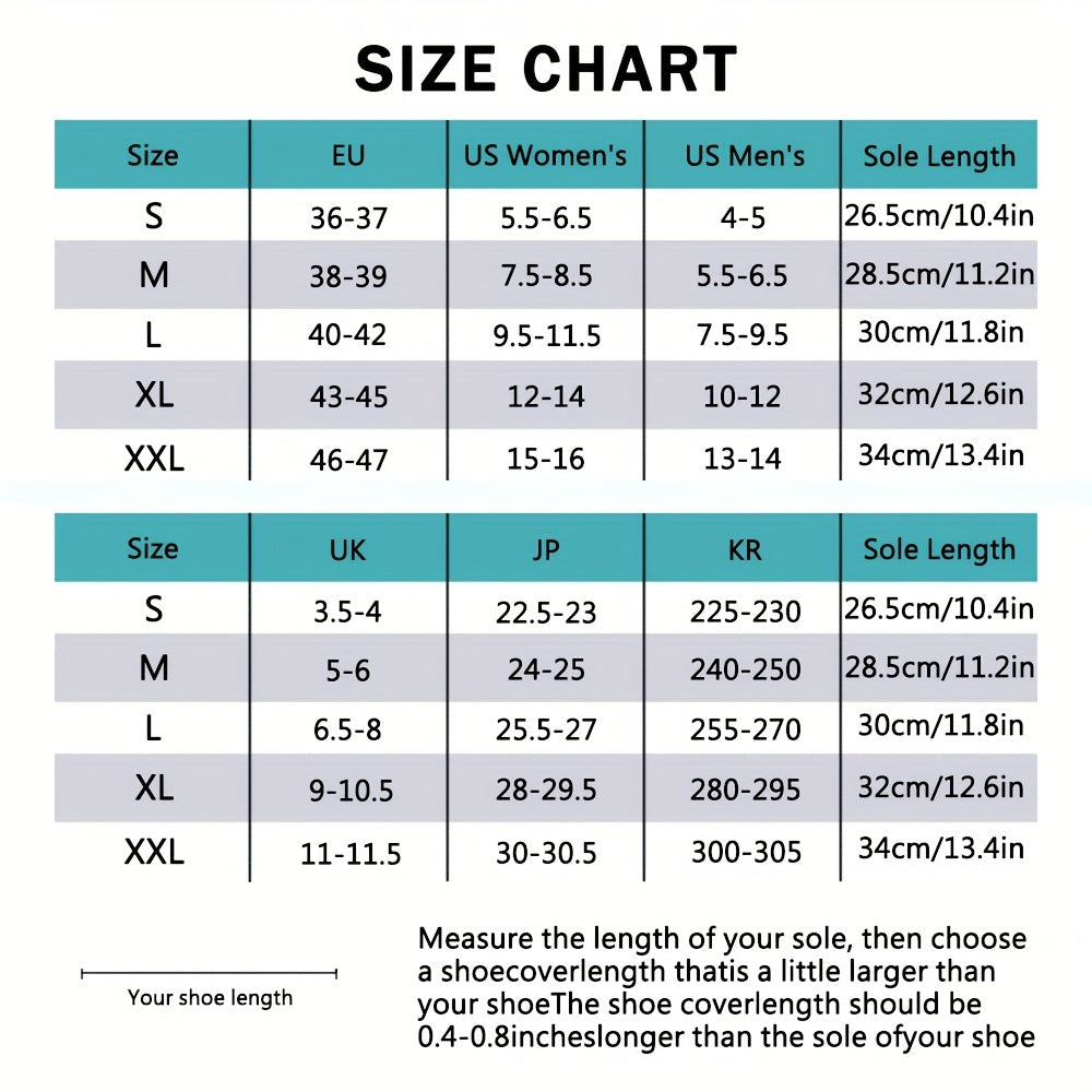 Unisex suv o'tkazmaydigan poyabzal qoplamalari, og'ir sharoitlarga chidamli, yurish va baliq ovlash uchun slipga qarshi