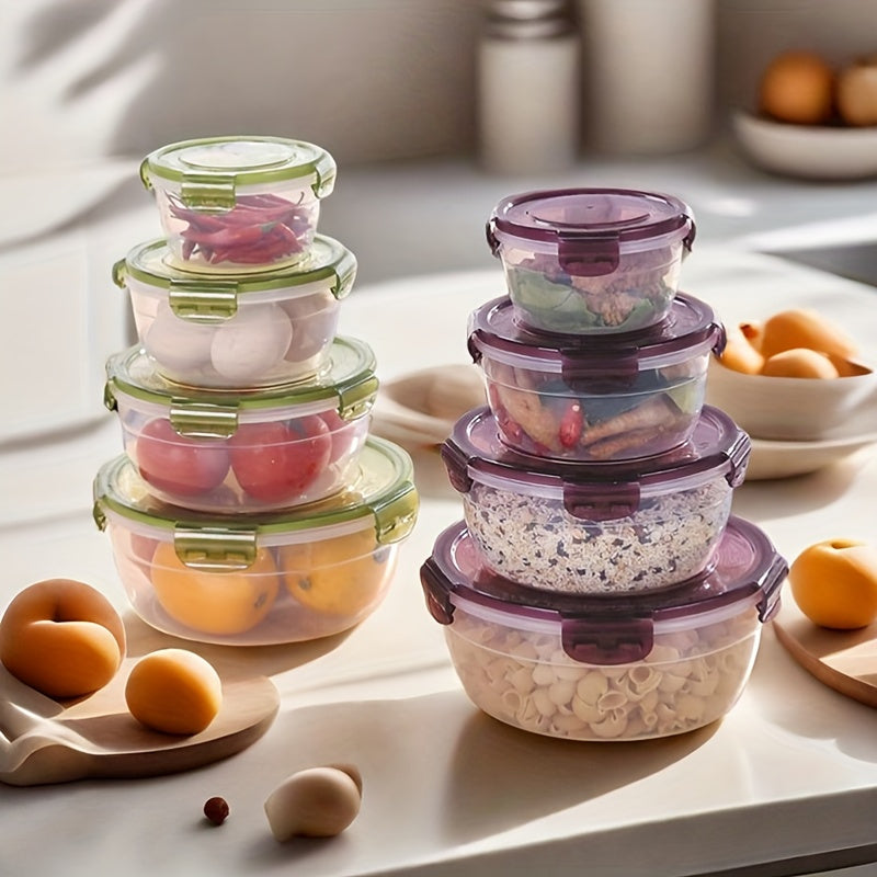 Food Storage Bowls for Kitchen, Veggie and Fruit Preservation, Microwave Safe