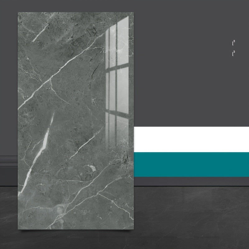 Adhesivos de pared de PVC impermeables, pegatinas autoadhesivas de imitación de azulejos de mármol para cocina y baño