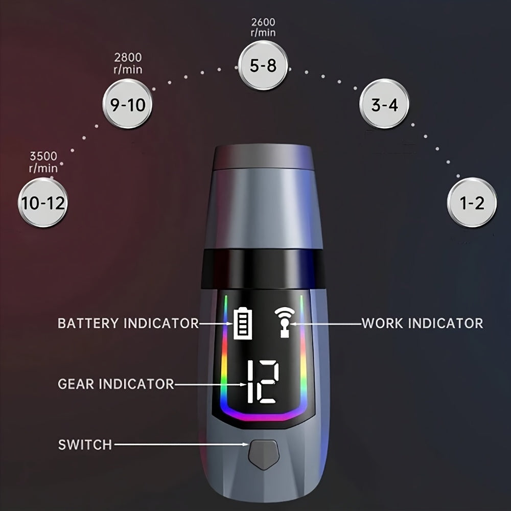 JustEvo Stretch band fascia quroli almashtiriladigan, ajratiladigan teleskopik bosh bilan. Yuqori chastotali tebranish, ko'p darajali sozlash, kuchli massaj, avtomatik vaqtni belgilash xususiyatlariga ega. Ideal uchun