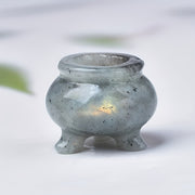 Натуральный подставка для благовоний из кварцевого кристалла с энергетическими камнями для домашнего декора