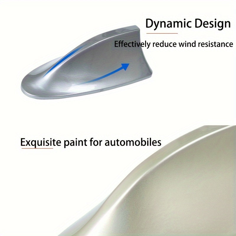 Avtomobil tashqi aksessuarlar Fin antenna qopqog'i asosini almashtirish radio signali tom bezaklari