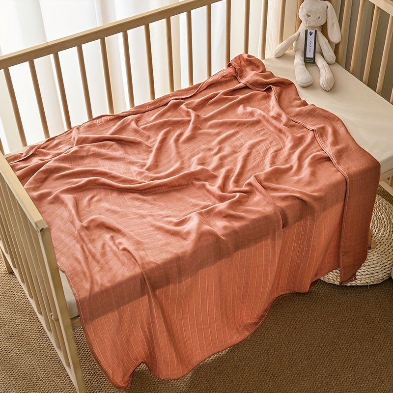 Baby Blanket Square Bamboo Fiber Soft Safety and Comfort for Infants
